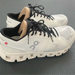 On Running Cloud X. Brand new, never worn! Women’s size 7 in white